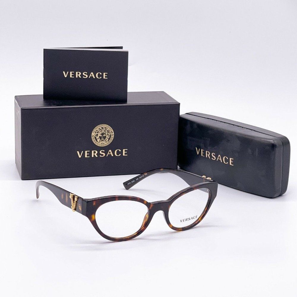 Sale! Versace Havana Cat Eye Women's Eyeglasses